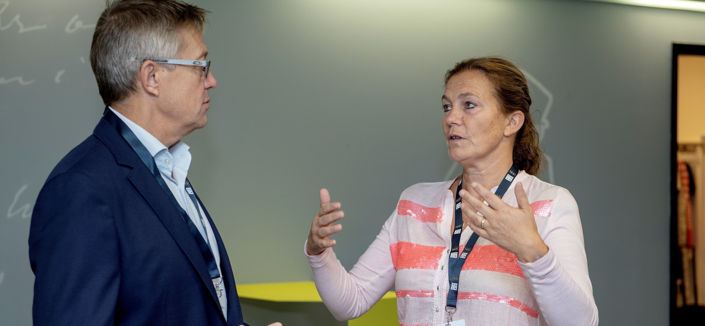 Administrerende direktør Karl-Christian Agerup i Oslotech AS og konsernsjef Alexandra Bech Gjørv fra Sintef.