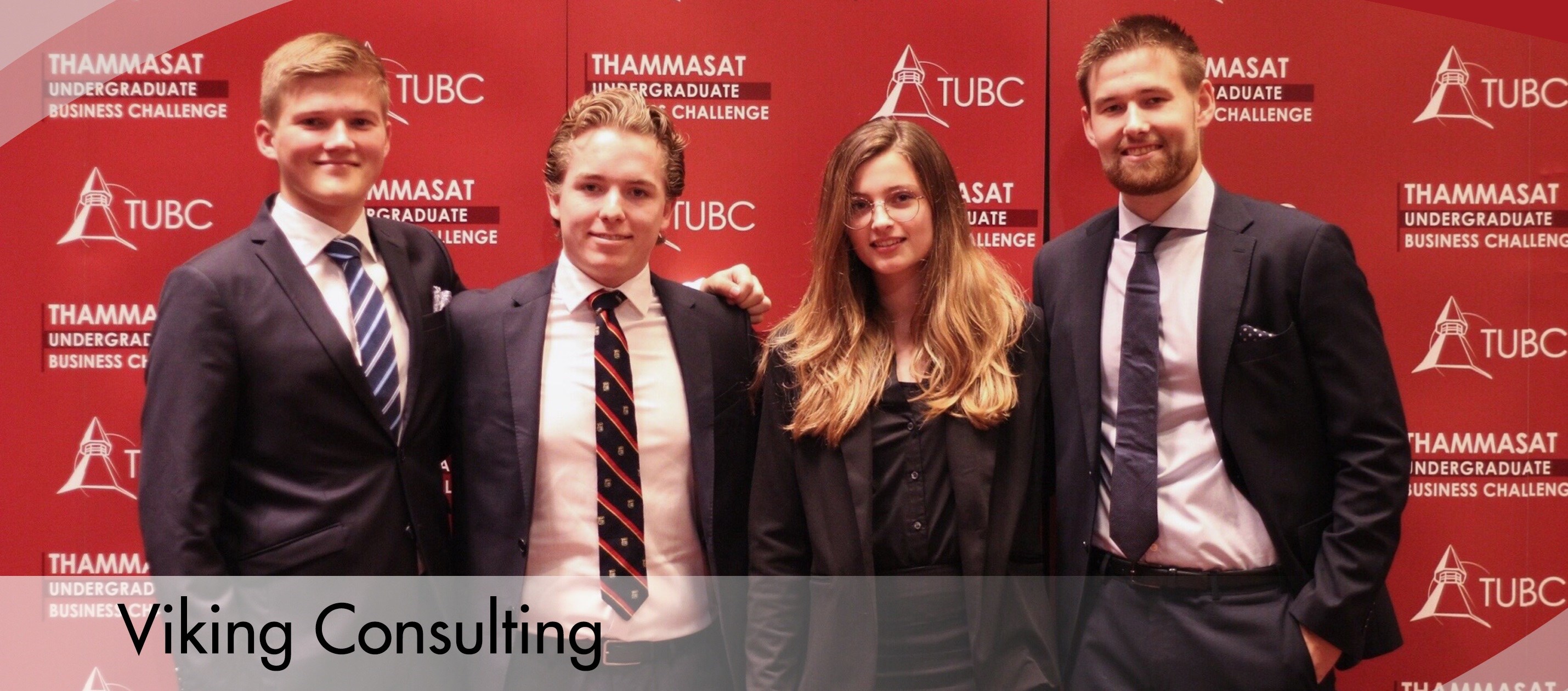 NHH´s undergraduate students in Thailand: Didrik Andreas Hansen Westby, Nicolai Christopher Steckmest Sivertsen, Johanne Weum and Aleksander Ragnvaldsen.