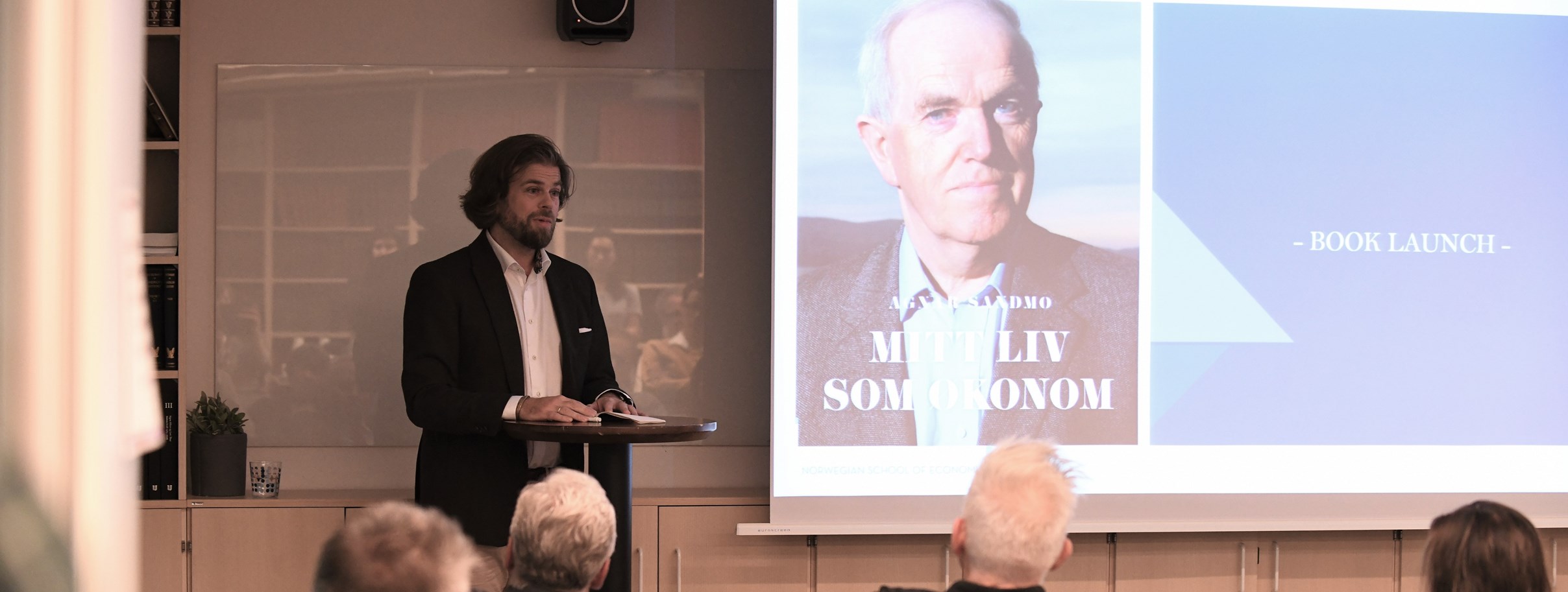 Sigurd Sandmo, booklaunch NHH 30. August 2019.